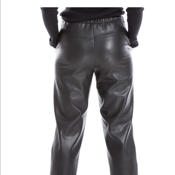 Max Studio Faux Leather Pants - Picture 3 of 7